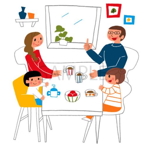 家族のイラスト