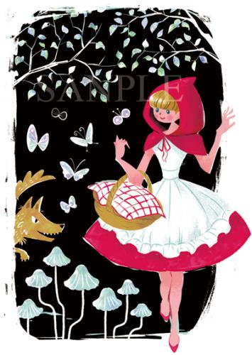 赤ずきんのイラスト