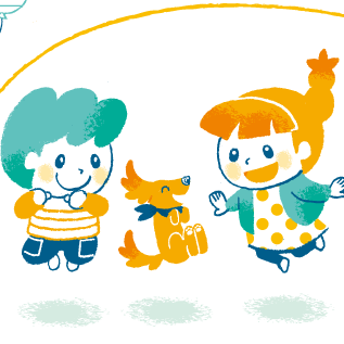なわとび　子ども　イラスト